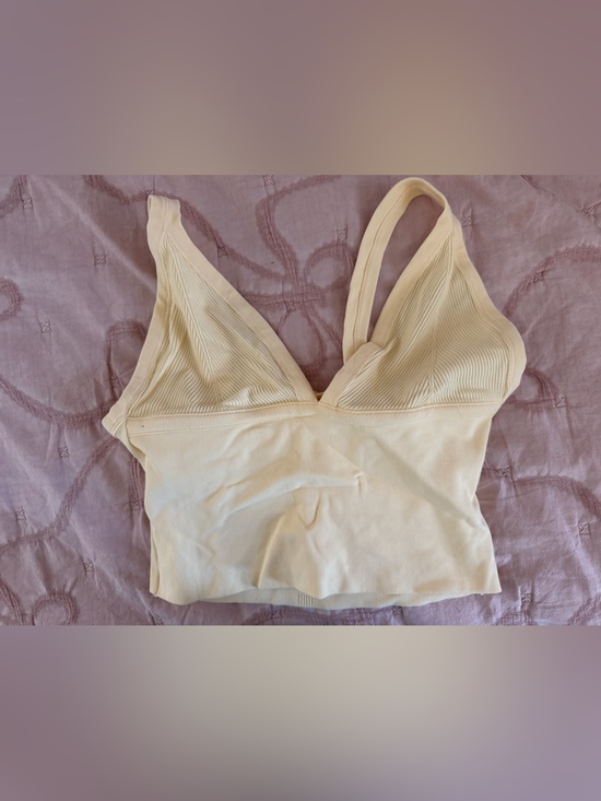 Urban Outfitters Other - Seamless Yellow Ribbed Bralette Tank Top